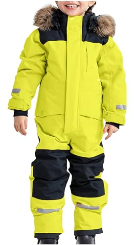 NZYIHAO Tuta da sci invernale per bambini, giacca da sci con cappuccio, impermeabile, calda, antivento, per ragazzi e ragazze, giacca da neve Softshell, set da 1 a 15 anni, #05 verde menta, 6-7 Anni