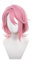LeMarnia Aira Shiratori Cosplay Perücke Rosa Kurze gerade Perücke mit Bangs Halloween Kostüm Perücke