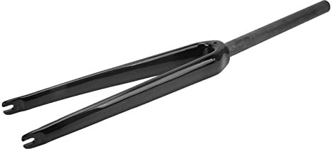 Vélo de Route Fourche Avant en Fibre de Carbone 700c Vélo de Route Fourche Avant C Freine à Tube Droit de Suspension Avant Fourche Rapide (Brillant)