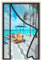 Zanzariera Magnetica Finestra Nero 175x290cm con Calamite e Nastri Autoadesivi Zanzariera Magnetica Impedendo agli Insetti di Entrare per Camera Balcone