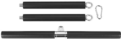 Pesfehhy Multifunction Adjustable LAT Pull Down Bar Cable Machine Attachment for Home Gym Bench Squat Workout