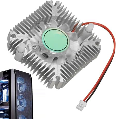 Ventilateur GPU | Dissipateur VGA pour cartes vidéo en aluminium - Radiateur pour ordinateur bureau, maison, montage vidéo, trou de puce 55 mm