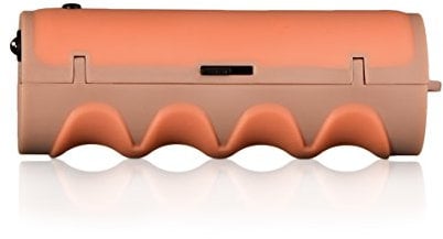 gripONE Ivory Peach - der clevere Tragegriff für Einkaufstaschen, Tüten, Farbeimer und mehr, mit integrierter LED-Taschenlampe und Einkaufswagenchip