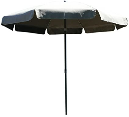 Maffei Sonnenschirm aus Stahl Ø200 cm Venezia Duplex Ecru/Taupe