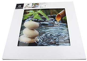 Eurographics DG-DT51075 Glasbild Wandbild Gr. 30x30 Water&Stones Neu