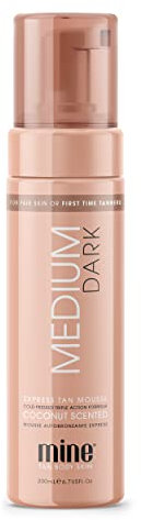 MineTan Medium Dark Selbstbräunermousse 200 ml