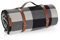 ACTIVE FOREVER Picnic Blanket Portable, 200x200CM Extra Large Waterproof Picnic Mats with Carrying Handle, Outdoor Multipurpose Rugs for Camping, Travel, Park, Beach, Garden, Black Gray Plaid