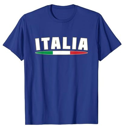Italia 2021 Trikot italienische Flagge Italien T-Shirt