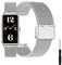AireWiki Métal Bracelet pour Huawei Watch Fit Mini Bracelets, Acier Inoxydable en Métal, Bracelets avec fermoirs à Boucle réglables Compatible avec Huawei Watch Fit Mini Bracelet (D)