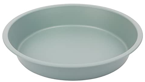 Progress BW11349TEU7 Go Bake runde Kuchenform - Ø 28cm Antihaftbesch Backform, 5cm tief, BPA/PFOA-frei Backblech, Tarteform, Quicheform, leicht zu reinigende, ofenfest, Biskuitkuchen, Käsekuchen