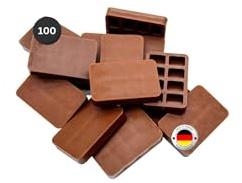 PRIMO24® Premium Unterlegplatten 60x40 mm 100 Stück - Mehrfarbige Distanzplatten aus Kunststoff (Made in Germany) - Abstandshalter Keile in den Größen: 1.5, 3, 5, 10, 15, 20mm