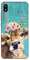 KARTXITAI Coque Compatible avec Xiaomi Redmi 7A,Housse Étui de Protection en Ultra Transparente Silicone en Gel TPU Souple Case Cover Shock-Absorption-Bovins, Fleurs, Oiseaux