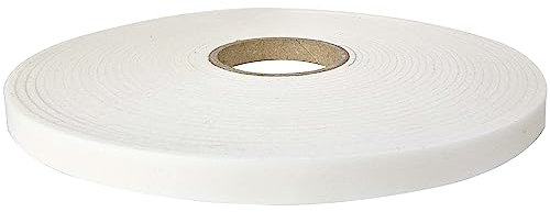 NADOtec Nastro sigillante in ceramica, ignifugo, per stufa, camino, in fibra di ceramica, autoadesivo, su un lato, non infiammabile, resistente al calore, bianco, 10 mm x 3 mm, lunghezza 10 metri