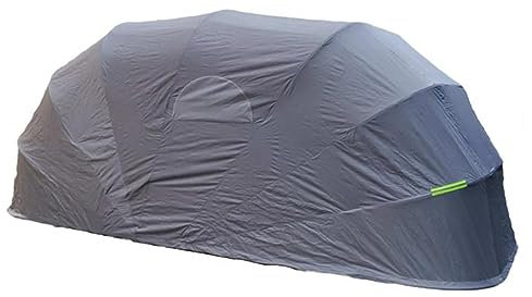 Garage télescopique Pliant Mobile Semi-Automatique, abri de stationnement de Voiture Ignifuge et résistant à la Pluie, épais avec Housse de Voiture Chaude en Coton pour l'extérieur