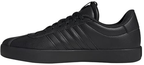 adidas VL Court 3.0 Shoes, Sneaker Uomo, Carbon Black Carbon Black Goldmet, 47 1/3 EU