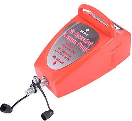 Oewnvmd Pneumatic 4.2Cfm Air Operated Vacuum Pump A/C Air Conditioning System Tool Auto
