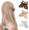 Ypkia 3 Stück Haarklammer Klein Schmetterling haarspangen damen für mittle und dünnes Haarspange Frauen und Mädchen Haar-accessoires(Weiß, Rosa, Schildpatt)