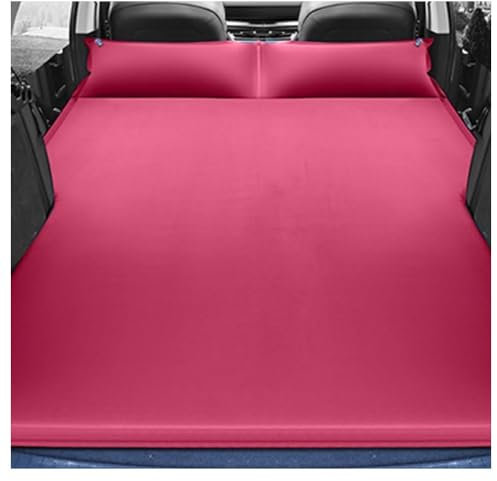 ERKUANNBL Auto Air Aufblasbare Luftmatratze für Tesla Model 3 2019-2020, Tragbare Luft Matratze Multi-Funktion Luftkissen Kofferraum Camping Luftbett Matratze,E/Red
