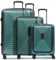REDOLZ Hartschalen Koffer-Set-3-teilig | S 55 cm Laptopfach + M 66 cm + L 77 cm | Dehnfalte erweiterbar | Ultra-leicht | 4-Rollen & TSA (Essentials 14)