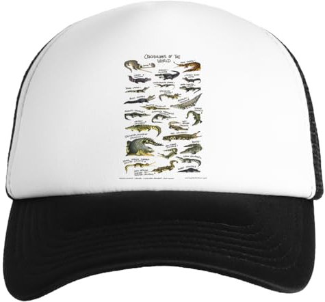 Jinbetee Krokodile Der Welt Weißes Kinder Baseball Cap Unisex Snapback White Kids Baseball Cap Unisex Snapback
