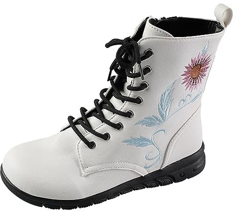 WKAYsIV Stivali-Moda-Donna Donna Ricamo Stivali Estive Traspirante Stivali Elegante Sandali Stivali Uomo Country 38 24.99