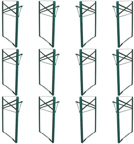 Vigormat Pieds de rechange pour table avec brasserie en métal (12 pieds + kit (vert)