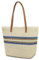 Aucuu Strohtasche, Stroh Strandtasche für Frauen, Strandtasche Damen, Stroh Handtasche mit Ledergriffe und Reißverschluss, Groß Schultertasche Umhängetasche für Urlaub Reisen Strand Sommer