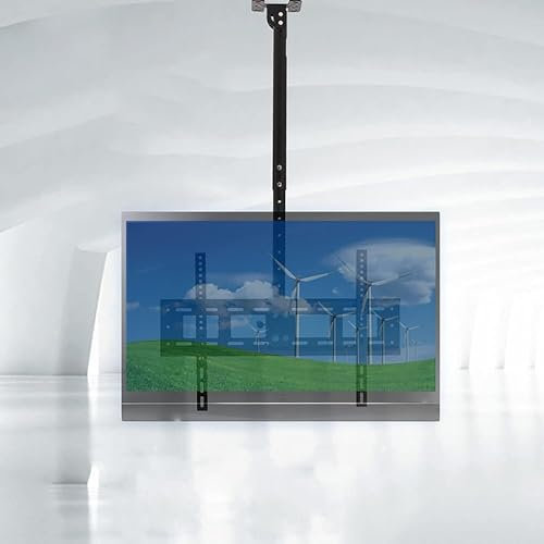 CAMEKIGZ TV-Halterungen, TV-Wandhalterung, Deckenhalterung für TV, voll beweglich, 360 Grad drehbar, neigbar und schwenkbar, um 90° nach unten klappbar (Größe: 65–255 cm)