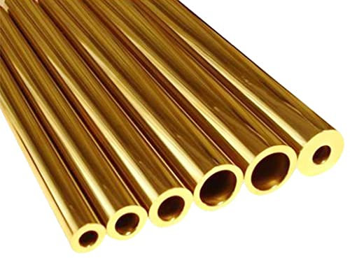 CHOUXUANGA Tuyau de réfrigération en Tube de cuivre 1 pièces H62 Tube en Laiton, Tube Capillaire en cuivre Protection de l'environnement 1 2.5 3 4 5 6 8 10 12mm Manchon en cuivre(17x1.5mm)