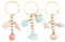 KASESSS 3 Stück Schlüsselanhänger Damen, Taschenanhänger Niedliche, Bag Charms Vielseitiger, Keychain Aesthetic für Frauen, Taschen Anhänger für Geldbörsen und Taschen, Rucksack Anhänger Cute