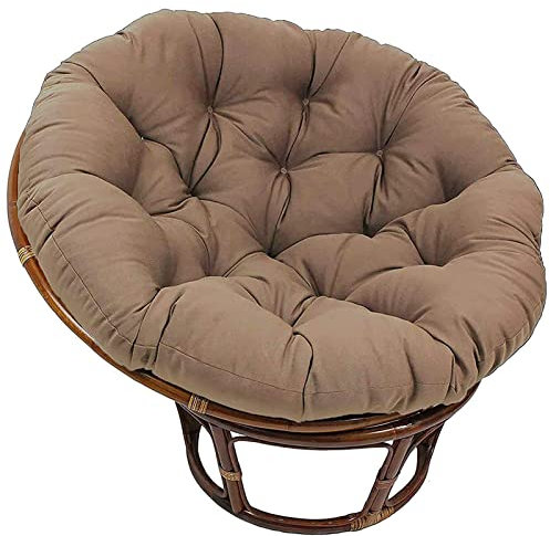 Grande sedia rotonda per esterni, spessa, comoda, per patio, giardino, piscina