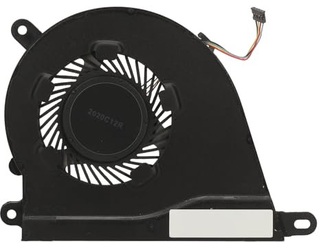 Ventilateur de Refroidissement CPU, Ventilateur de Refroidissement Interne pour Ordinateur Portable 4 Broches Muet de Remplacement pour 14S DQ 14S FQ 15S EQ 15S FQ 15 EF 15 DY,