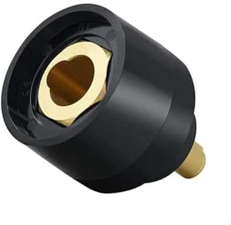 ZiStarlilife Schweißbrenner-Adapter-Konverter für WIG-Schweißkabel-Anschluss, WP26V 35–50 mm auf WP17V WIG-Schweißbrenner 10–25 mm