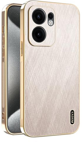 zZjoOoj Cover Placcatura per OPPO Reno 13 F 5G/13F 5G/13 FS 5G/4G, Obiettivo per Fotocamera Protezione Completa, Compatibile con MagSafe Ricarica Wireless, Rose Gold