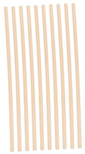 ROMISBABA Baguettes Triangulaires en Bois pour Moulures de Fenêtre 6 Mm X 30 Cm 10 Pièces Bois Naturel Garnitures pour Moustiquaire Bricolage Décoration Intérieure