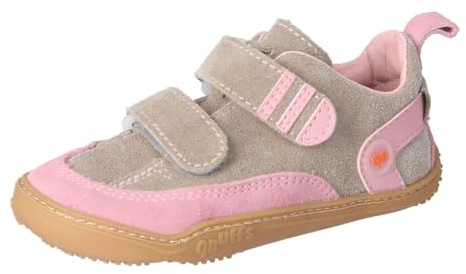 qnuffs Barfußschuhe AHORN, Sneaker, Kinderschuh, Unisex, Klettverschluss, Naturkautschuk, Mädchen, Junge, Klatthalbschuhe, waschbar, Weite M
