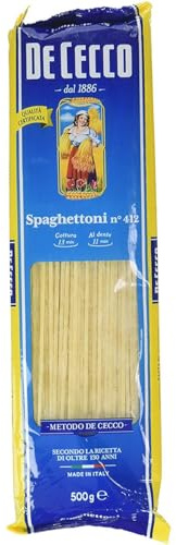 10x Pasta De Cecco 100% Italienisch Spaghettoni n. 412 Nudeln 500g