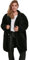 Urban Classics Women's Ladies Oversized Sherpa Coat, Black (Black 00007), XXX-Large