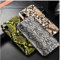 Mixneer Snake Skin Hülle kompatibel mit iPhone, Schlangenhaut Druck Handyhülle PU Leder Cover Case Case Krokodil Textur Weiche Rückseite Cover (Snake Black, Kompatibel mit iPhone 11 Pro)