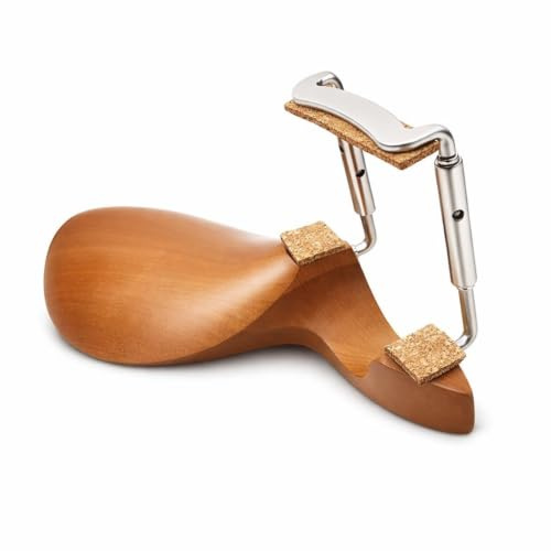 Kinnhalter Violine 3/4 4/4 aus Holz f¨¹r Violine Halterung Violinenzubeh?r mit verstellbarer Auflagefl?che und komfortablem Design