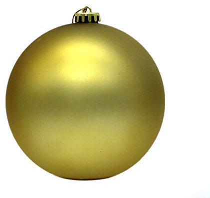 DARO DEKO Weihnachts-Kugel XXL Ø 15cm - 1 Stück Gold matt