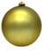 DARO DEKO Weihnachts-Kugel XXL Ø 15cm - 1 Stück Gold matt