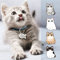 Chapa Identificativa Grabada Placas para Gatos con Nombre Telefono Personalizado Etiquetas de Identificación de Acero Inoxidable para Gato