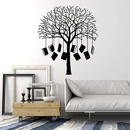 Bücher Baum Wandtattoo Home Bibliothek Leseecke Schule Klassenzimmer Buchhandlung Inneneinrichtung Vinyl Glas Aufkleber Kunstwand 42x48 cm