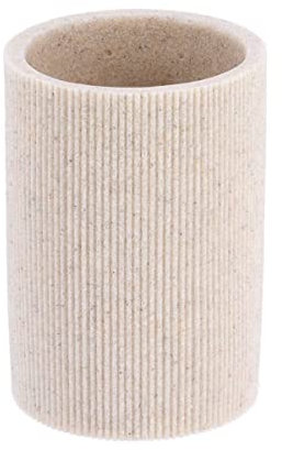 Tendance - Gobelet strie polyresine - Naturel