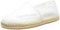 Calvin Klein Jeans Damen Espadrilles Stoffschuhe, Weiß (Bright White), 40