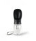 lionto Bouteille d’Eau pour Chiens et Chats, 350 ML, Gourde Portable Anti-Fuite en Plastique ABS Alimentaire avec Verrouillage, Passe au Lave-Vaisselle, idéale pour Les déplacements, Noire