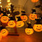 Eledreme lichterkette halloween kürbis led, 3m20led halloween dekoration lichterkette kürbis, lichterkette außen batterie pumpkin deko, halloween-deko kürbis licht für kinderparty garten indoor