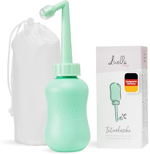 Livella Bidet Portable – Développé en Allemagne - Nettoyage Périnéal Hygiénique en Douceur - Plus de Confort Pendant le Postpartum – Idéal comme Bidet de Voyage ou Douche Intime Périnéale