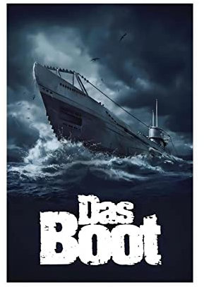 Filmposter Das Boot, Leinwand, Schlafzimmer, Dekoration, Sport, Landschaft, Büro, Raumdekoration, Geschenk, ungerahmt, 30 x 45 cm